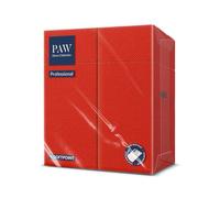 PAW - Serviettes à Couverts en Softpoint (32 x 38 cm, 1/8 poche à couverts) | 50 pièces | Idéales pour les Pubs, Hôtels ou Cafés | Pochettes à Serviettes |Rouge chili