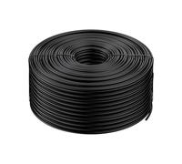 Pawfly 152 m Tuyau d'irrigation Goutte à Goutte 6,35 mm, Tube PE Noir pour Jardin, Tuyau Aveugle pour système d'irrigation