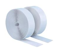 Pawleso Ruban Adhésif Double Face Extra Fort - Ruban Auto-Agrippant pour DIY, Décoration, Moustiquaires et Cadres Photos - Blanc (5m/10m x 2.5cm)