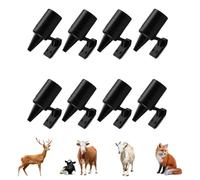 pawpoem 8 PCS Sifflet Ultrasons Ultra Son Anti-Gibier,Dispositif de Sifflet d'avertissement, Sifflet Chevreuil et Ultrason Sanglier pour Voiture, Dispositif d’Avertissement Anti Collision