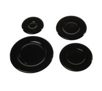 Paxanpax PCK684 Lot de 4 couvercles universels pour brûleur à gaz 100 mm, 75 mm, 75 mm et 55 mm