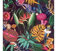 Pays des Merveilles Tropical Papier Peint Prune Holden 91192