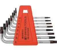 PB Swiss Tools Jeu de tournevis coudés, pour TX, chromés, 8 pièces