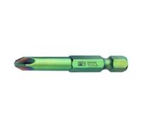 PB Swiss Tools PB Swiss Tools Embout pour Pozidriv, tige E 6,3, Taille empreinte cruciforme / Longueur totale: 1/95 mm Quantité:1