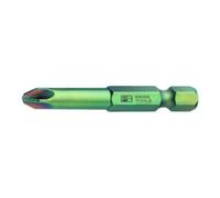 PB Swiss Tools PB Swiss Tools Embout pour Pozidriv, tige E 6,3, Taille empreinte cruciforme / Longueur totale: 3/95 mm Quantité:1