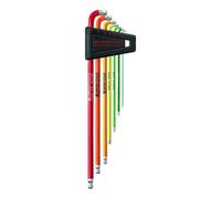 PB Swiss Tools PB Swiss Tools Jeu de clés coudées 7 pcs 1,5-6 90-100° arc-en-ciel dans support plastique Quantité:1