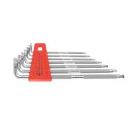 PB Swiss Tools Jeu de tournevis coudés hexagonaux, longs, chromés, 7 pièces