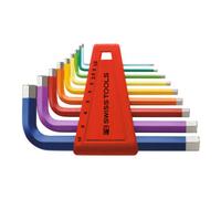PB Swiss Tools - Jeu de clés mâles coudées 6 pans - 9 pièces - Revêtement par poudre