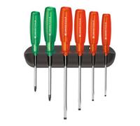 PB Swiss Tools PB Swiss Tools Jeu de tournevis d’atelier pour visà fente et Pozidriv, Nombre de tournevis: 4/2 Quantité:1