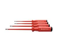 PB Swiss Tools PB Swiss Tools Jeu de tournevis d'électricien Slim pour visà fente, Classic 100% isolés, Nombre de tournevis: 4 Quantité:1