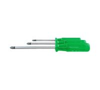PB Swiss Tools Jeu de tournevis Pozidriv, avec manche en plastique, 3 pièces