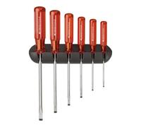 PB Swiss Tools PB Swiss Tools Set de tournevis 6 pièces fente dans support mural Classic Quantité:1