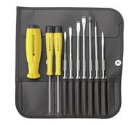 PB Swiss Tools PB Swiss Tools Set de tournevis ESD avec lames interchangeables 10 pièces en pochette roulante Swiss Quantité:1