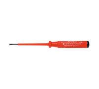 PB Swiss Tools PB Swiss Tools Tournevis d'électricien pour visà fente, Classic 100% isolé, Largeur embout (b): 2,5 mm Quantité:1