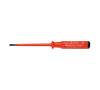 PB Swiss Tools PB Swiss Tools Tournevis d'électricien pour visà fente, Classic 100% isolé, Largeur embout (b): 4 mm Quantité:1