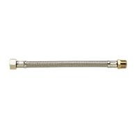 PB TUB Flexible Tressé Inox série PLUS - Sanitaire - Ø8mm - Femelle/Male F15x21 - M12x17 - L500mm - Raccord et tube