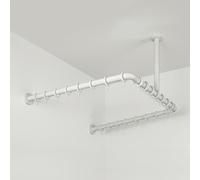 pba 01 Barre de douche, 1000x1000x440 Forme en U avec DA en nylon