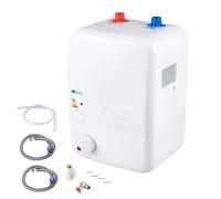 PBTERDTF Chauffe-eau sous évier 8 l 1500 W Petit réservoir d'eau chaude résistant à la pression Réservoir d'eau chaude de cuisine Résistant à la pression Température réglable 30-65 °C [Classe