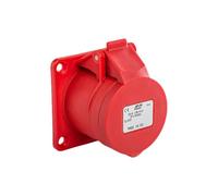 PC eLECTRIC 03312 bases encastrement droite Basse Tension, Code heure 6, IP44 - 16 a-3p + t-380/415 V