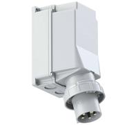 Fiche murale PCE CEE 125 A 5p 1h IP67 POWER TWIST