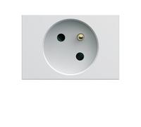 PC goulotte 2P+T 16A pure - APPAREILLAGE MURAL GALLERY HAGER WXF421B