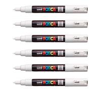 [PC1MC BL-6] Posca Lot de 6 Marqueurs pointe conique extra-fine pc1mc 0,7 - 1...