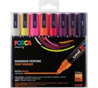 [PC5M/8A ASS15] Posca Set de 8 marqueurs PC5M pointe conique moyenne Couleurs...