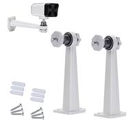 PCAORLEORS Lot de 2 supports muraux/plafond en métal pour caméra de sécurité - Support intérieur et extérieur - Compatible avec Arlo, Arlo Pro 2 3, Arlo Ultra CCTV et caméra compatible avec tête de