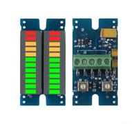 PCB Audio pour module d'affichage du spectre pour systèmes sonores DIY PCB | Compteur audio LED pour Vu, module indicateur de niveau à double canal pour amplificateur de bureau studio audio avec