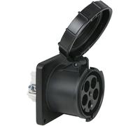 PCE CEE 125 A/400 V 5 broches femelle Noir - Connecteurs CEE