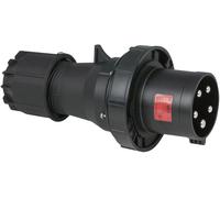 PCE CEE 125 A/400 V 5 broches mâle noir - Connecteurs CEE