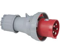 PCE CEE 125 A/400 V 5 broches mâle rouge - Connecteurs CEE