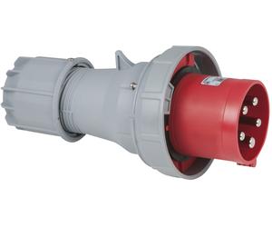 PCE CEE 125 A/400 V 5 broches mâle rouge - Connecteurs CEE