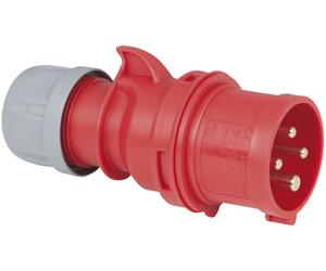 PCE CEE 16 A/400 V - 4P Fiche mâle rouge - Connecteurs CEE