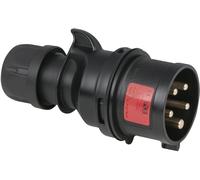 PCE CEE 16 A/400 V 5 broches mâle noir - Connecteurs CEE