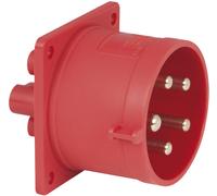 PCE CEE 32 A/400 V 5 broches, prise mâle rouge - Connecteurs CEE