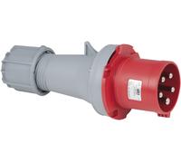 PCE CEE 63 A/400 V 5 broches mâle rouge - IP44 - Connecteurs CEE