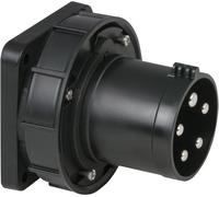 PCE CEE 63 A/400 V 5 broches, prise mâle, noire - Connecteurs CEE
