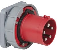 PCE CEE 63 A/400 V 5 broches, prise mâle rouge - Connecteurs CEE