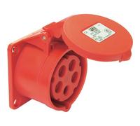 Prise femelle CEE 32 A 5 pôles PCE 325-6tt 400 V rouge 1 pc(s)