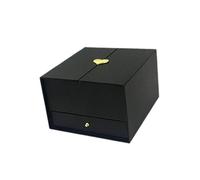 PciDinFo Empty Flower Box à Mécanisme Lift pour Emballage Floral Original Boîte Papier avec Tiroir pour Cadeaux Raffinés Coffret Décoratif à Remplir de, Noir