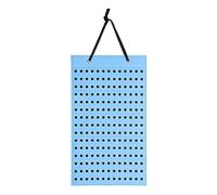 PciDinFo Organisateur de Charms pour Chaussures Présentoir à Suspendre Pochette de Rangement Panneau Mural Feutre Robuste Approprié pour Femmes Filles Chambre, Bleu clair