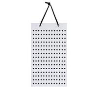 PciDinFo Organisateur de Charms pour Chaussures Présentoir à Suspendre Pochette de Rangement Panneau Mural Feutre Robuste Approprié pour Femmes Filles Chambre, Blanche