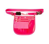 PciDinFo Organiseur de Ceinture de Soins Sac Banane D'Accessoires pour Infirmière Poches Multiples Matériau en Polyester et PVC Fonction D'Organisation, Rose Rouge