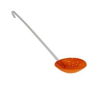 PciDinFo Pelle à Glace Légère pour La Pêche Hivernale, Manche en Alliage D'aluminium pour La Pêche en Extérieur en Hiver, Argent Rouge orangé