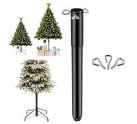 Pcingsia Rallonge de Hauteur de Sapin de Noël Artificiel de 37,6 cm, en métal Robuste avec 3 vis de Fixation, Tige d'extension de Base réglable, Support de Sapin de Noël pour Arbre de Noël Plus Haut