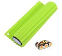 pclapora Tapis à Sushi en Silicone Vert Antiadhésif et Réutilisable | Idéal pour Débutants et Bricoleurs de Sushis, Accessoire pour Cuisine, Fête, Pique-nique et Voyage