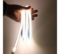 pcning 220V COB LED Bande IP67 Etanche 280 LEDS/M Flexible Ruban pour Exterieur Corde Lampe 4000K Blanc 1M 2M 3M 220 Volt (Blanc, 1)
