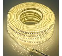 pcning 25M Bande LED 4000K AC 220V 230V Exterieur Interieur IP67 Etanche, SMD 5730 120led / m Ruban de 25 Metres 220 Volts (Blanc, 25)