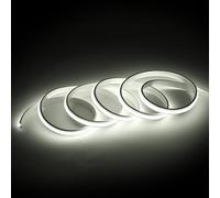 pcning 2M COB Bandeau LED Autocollant Blanc Froid 220V Eclairage Puissant sans Transformateur, 2 Meters LED Strip Light (Blanc Froid, 2M)